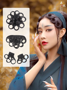 汉服头饰小青同款鬓角刘海假发片青蛇造型古装配饰品戏剧影视道具