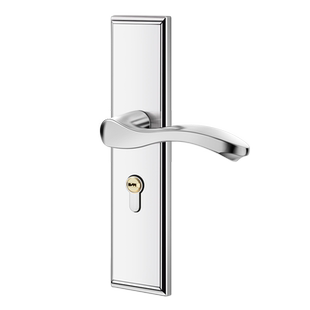 门锁家用通用型卧室房门锁门把手手柄房间室内木门不锈钢老式静音