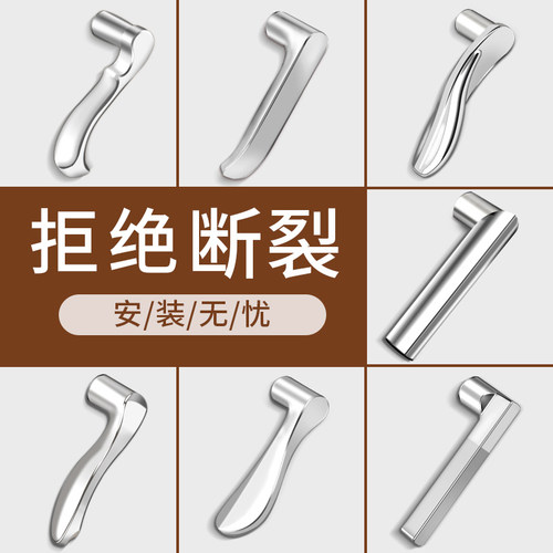 不锈钢家用门把手手柄安装简单