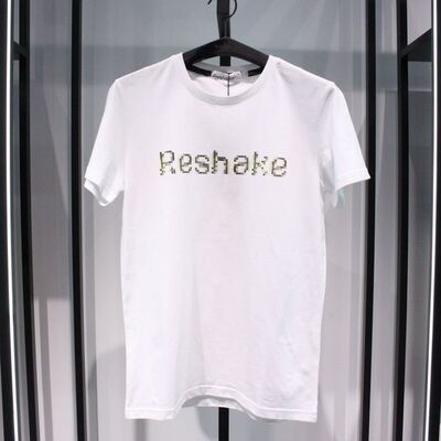 日常白色夏季半袖休闲短袖思莱德