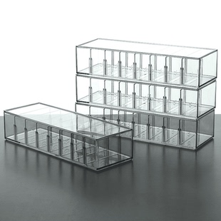 桌面名片盒卡片小卡收纳盒贴纸手账便签贴纸证件证书闪卡整理神器