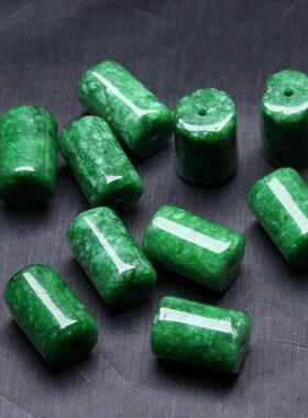 8x12mm干青桶珠散珠 DIY手链项链耳环流苏配饰