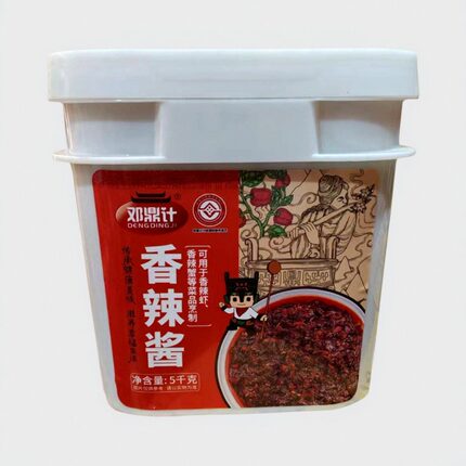 商用重庆特产邓鼎计香辣酱调料5KG江湖菜餐饮辣酱干锅香锅底料