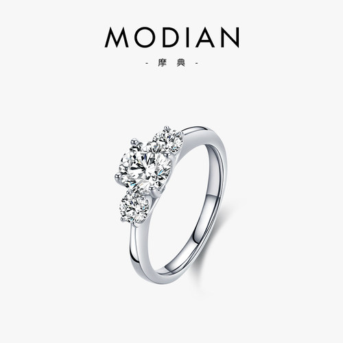 925纯银克拉钻戒仿真女