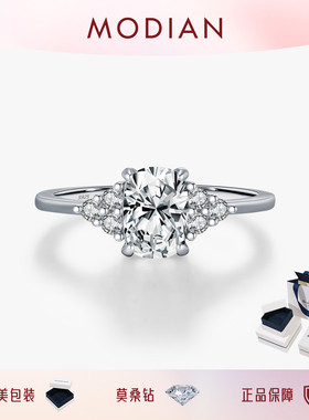 摩典S925纯银奢华闪钻高级感戒指