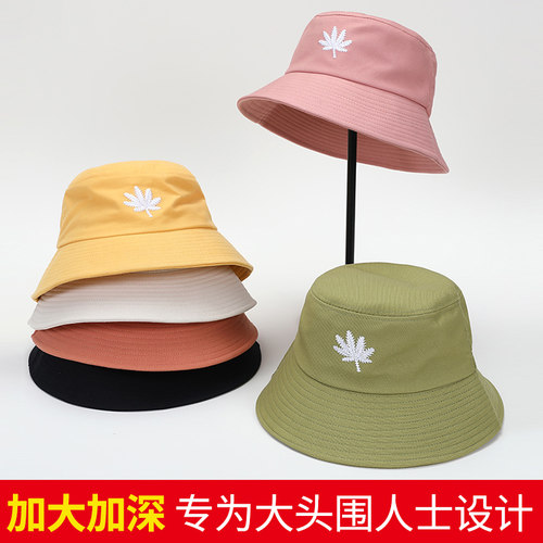 渔夫帽圆脸四季大头围