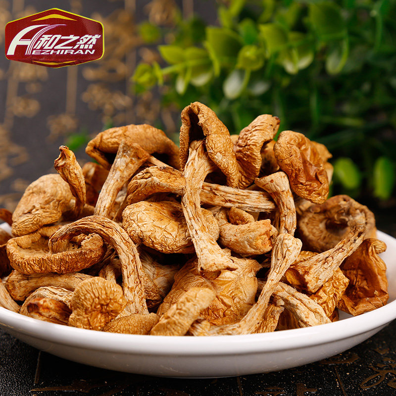 东北大兴安岭野生滑子菇干货小黄磨滑菇香菇小鸡炖蘑菇500克包邮