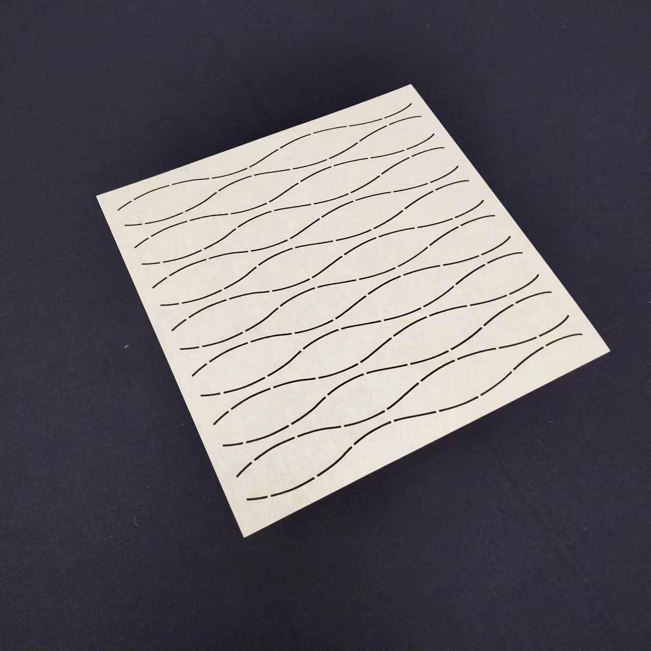 刺子绣模版 曲线1曲线2 餐垫 桌垫 刺绣重复使用描图绘图软模板