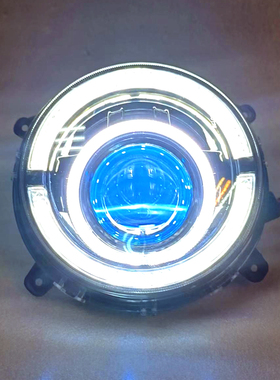 小牛N1S大灯LED激光透镜总成无损安装原车插头65W75蜂窝APP玻璃罩