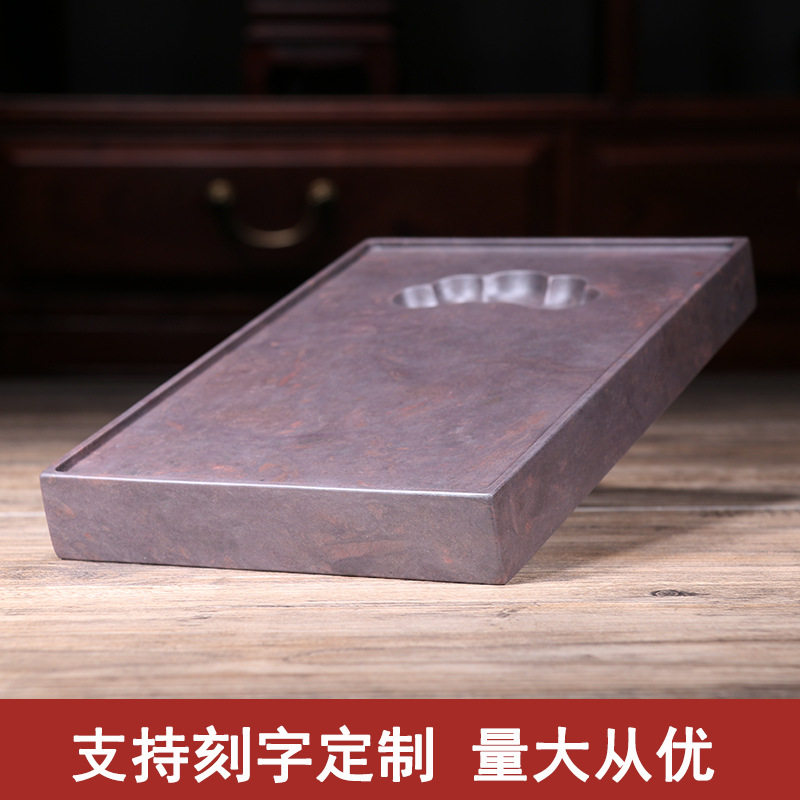 文房四宝书法砚台天然原石8寸带盖宋坑如意砚承墨多肇庆端砚特价