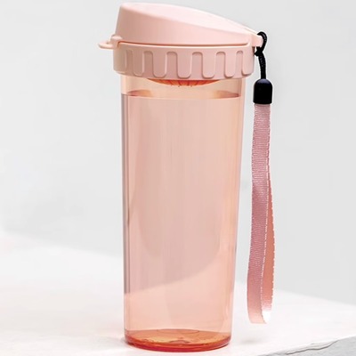 特百惠茶韵随心杯500ml学生水杯夏天便携高颜值运动防摔耐高温