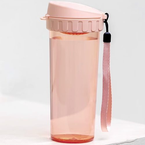 特百惠茶韵随心杯500ml学生水杯夏天便携高颜值运动防摔耐高温