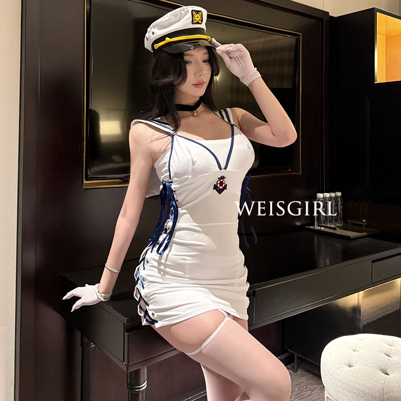 纯欲制服海军风女警空姐套装性感