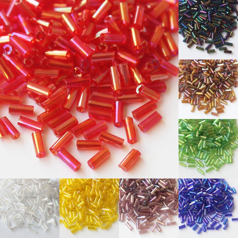 diy台湾玻璃发簪耳环珠管