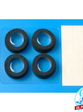 原装 TAMIYA四驱车 大中小口径等宽适用 黑色海绵胎 15388 现货