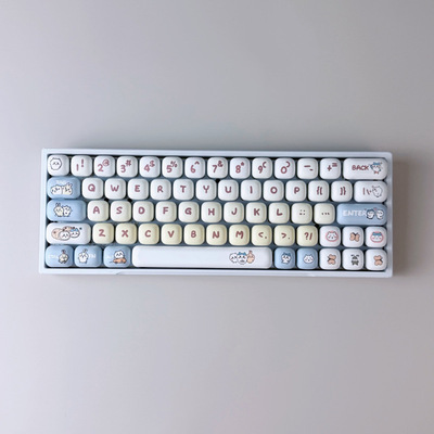 馒头小八键帽PBT材质雾透支持wooting EZ63MADE68 Hero68ND63夜魔