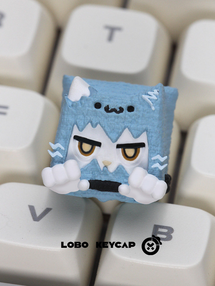 小萝卜键帽麻袋猫原创设计