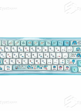 初音未来PBT材质MOA支持wooting EZ63MADE68 Hero68ND63夜魔键帽