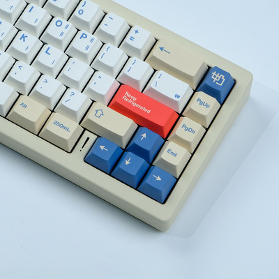 GMK豆奶可爱卡通主题Soyamilk键帽PBT热升华原厂韩文注音全套键帽