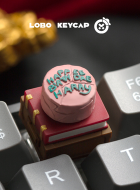 哈利波特蛋糕可旋转键帽单个树脂机械键盘帽个性客制化ESC礼物