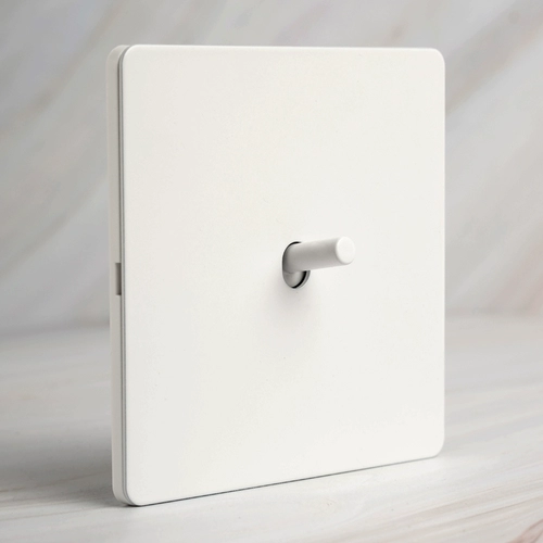 Pialt86 тупой белый минималистский ветер из нержавеющей стали Краска дома переключатель ретро бронзовый рычаг