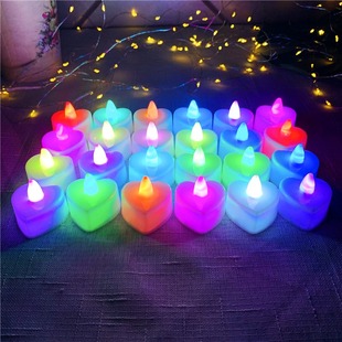 浪漫情人节电子蜡烛灯家用室内客厅房间表白求婚周年纪念生日布置
