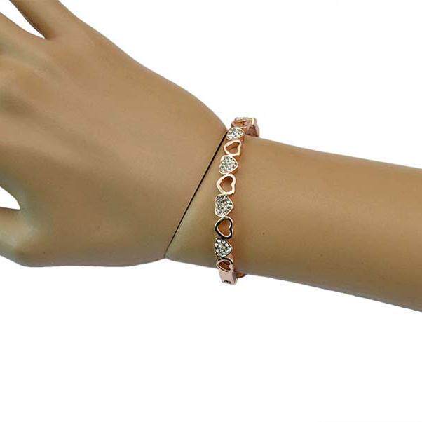 【清仓特价】水钻花朵合金手镯手表银色菠萝叶爱心手链银粗链脚链