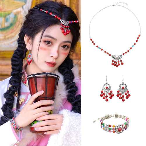 流苏异域风情头饰民族风民族配饰