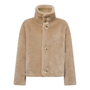 Petit 复古皮毛一体两穿夹克外套 Bari