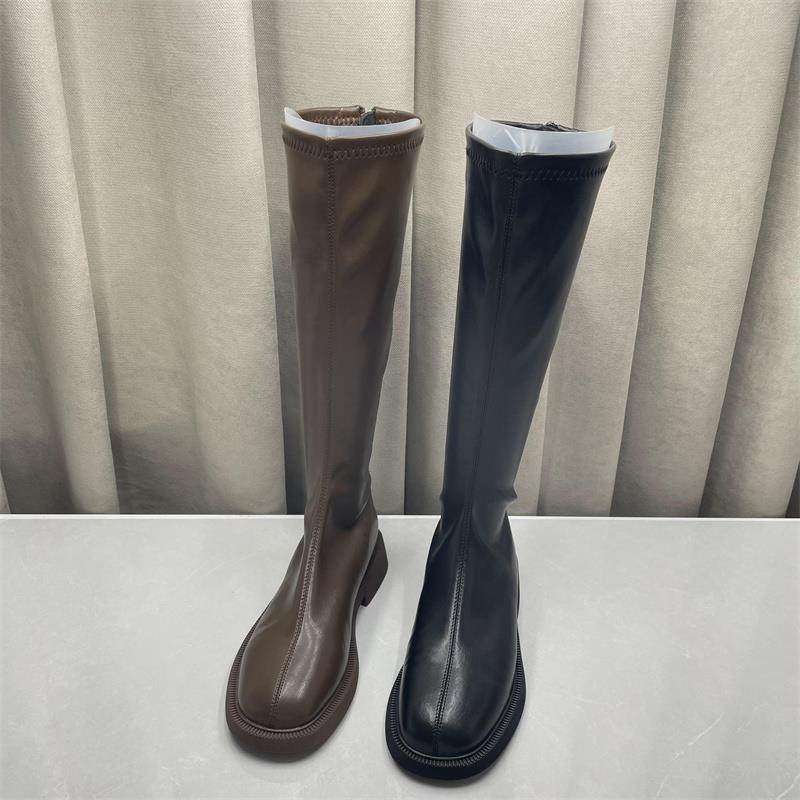 撤柜处理显瘦长筒靴女2024年秋季新款高筒不过膝骑士靴子秋冬长靴,女鞋,骑士靴,淘宝优惠券,粉丝福利购,淘宝优惠卷