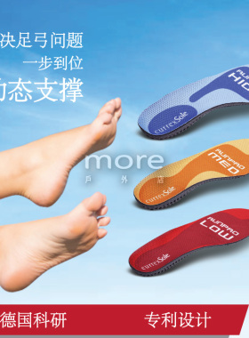 德国CurrexSole RUNPRO减震跑步运动鞋垫矫正足弓支撑扁平足防臭