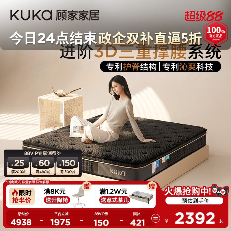顾家家居3DMax撑腰床垫图片