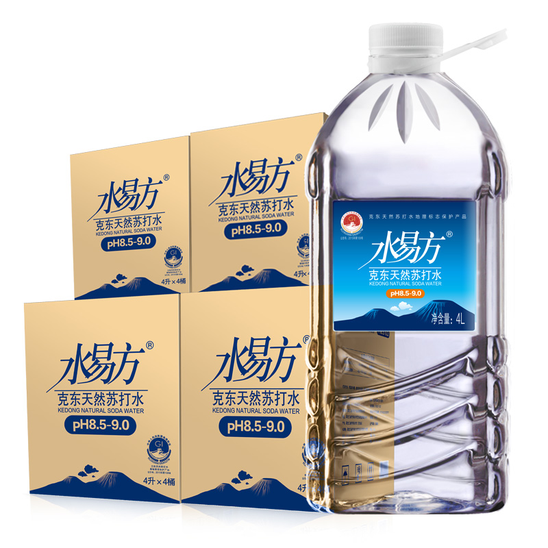 水易方克东天然苏打水弱碱性水