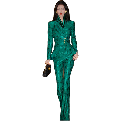 女总裁西装套装两件套