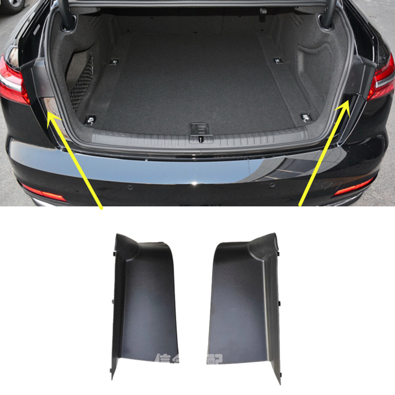 适用于19-25款奥迪A6LC8后尾灯护板固定板雨水槽盖板密封胶条倒水