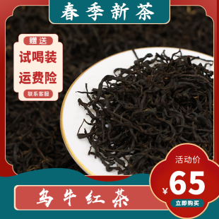 乌牛早茶红茶乌牛早温州红茶永嘉茶叶浓香乌牛红茶本地特产农产品