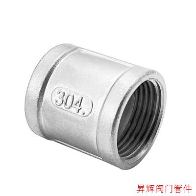 201/304不锈钢内丝直接316L精铸内丝管箍铸造内螺纹直接头4分6分