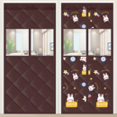 棉门帘冬季 家用防风加厚防寒保暖挡风空调磁吸隔断挂帘保温隔音