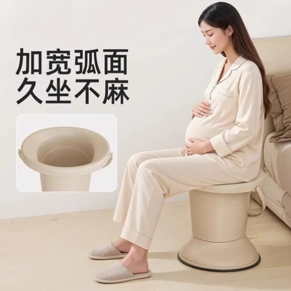 老人坐便器椅子尿桶痰盂孕妇移动马桶凳家用结实农村便捷式老年人