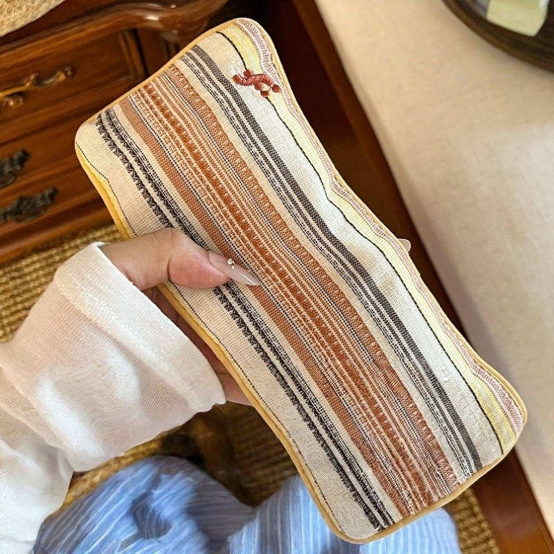 微重力眼罩助眠缓解眼疲劳眼枕舒缓草木无绑带眼罩遮光棉麻可拆洗