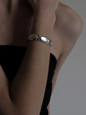 ABOAB极简925银手镯原创设计