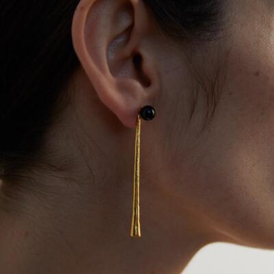 ABOAB925银简约极简通用耳饰