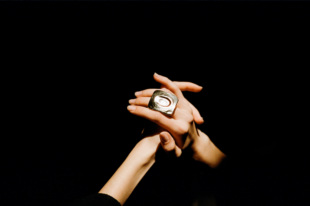 ABOAB TENCHI系列CHI戒指 925银镀金原创设计开口可调节简约气质