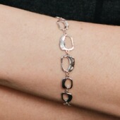 HORIZON系列Eye Socket手链原创设计925银厚镀金日常百搭轻奢