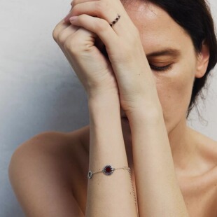 ABOAB ETERNITY系列Black Solar手链925银厚镀金原创设计情侣款