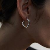 Corners ABOAB SURROUND系列Gold MIx耳饰金银组合原创设计简约