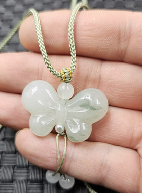 天山翠葫芦玉石挂件翠绿飘花石英岩玉葫芦吊坠项链坠毛衣链玉坠
