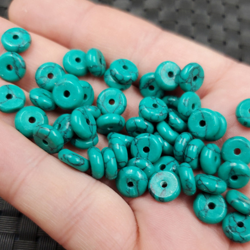 饰品平安扣绿松石项链散珠