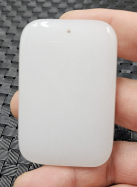 新疆和田白玉金丝玉平安牌