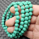 仿绿松石南瓜珠仿玉石手链7毫米福瓜108颗多圈手链佛珠手串念珠